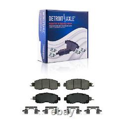 Front & Rear Drilled Rotors + Brake Pads for 2014 2015 2016 2019 Nissan Altima