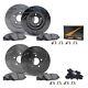 Front + Rear Max Brakes Elite Xds Rotors With Carbon Ceramic Pads Kt011283