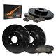 Front + Rear Max Brakes Elite Xds Rotors With Carbon Ceramic Pads Kt032183