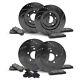Front + Rear Max Brakes Elite Xds Rotors With Carbon Ceramic Pads Kt075283