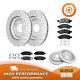 Front & Rear Rotors + Brake Pads Kit For Chevy Traverse Gmc Acadia Buick Enclave