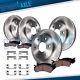 Front & Rear Rotors Brake Pads For Escalade Chevy Avalanche Express 1500 Tahoe