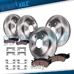 Front & Rear Rotors Brake Pads for Escalade Chevy Avalanche Express 1500 Tahoe