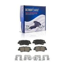 Front Rear Rotors and Brake Pads for Hyundai Veloster Elantra Coup GT Kia Forte5