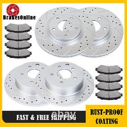 Front and Rear Brake Rotors Brake Pads for Nissan Altima 2013 2014-2018 Brakes