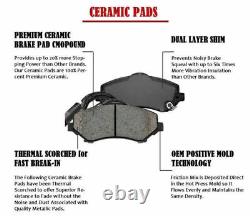 Front and Rear Brake Rotors Brake Pads for Nissan Altima 2013 2014-2018 Brakes