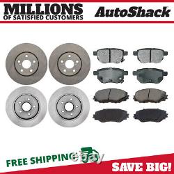 Front and Rear Brake Rotors & Pads for Pontiac Vibe Toyota Corolla Matrix 1.8L