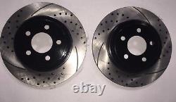 Front and Rear Brake Rotors with Pads for 2005-2020 Chrysler 300C V8 5.7