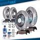 Front And Rear Drilled & Slotted Rotors + Brake Pads For Bmw 528i 525i E39