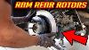 How To Replace Rear Brake Rotors Ram 1500