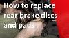 Miata Rear Brake Rotor And Brake Pads Replacement