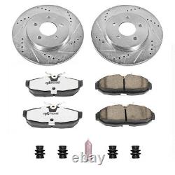 PowerStop Rear Brake Pads and Rotors Kit For Ford Mustang 2005-2011