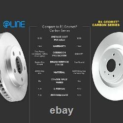 R1 Concepts Front Rear Brake Rotors+Ceramic Pads For 1989-1992 Toyota Cressida