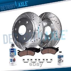 REAR Disc Rotors + Brake Pads for Chevy Traverse GMC Acadia Buick Enclave