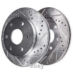 REAR Disc Rotors + Brake Pads for Chevy Traverse GMC Acadia Buick Enclave