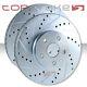 Rear Performance Drilled Slotted Brake Rotors For Evolution Evo X Tb31514