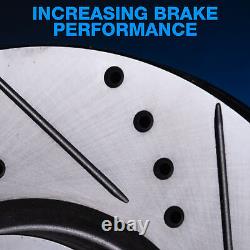 Rear Brake Rotors Drill Slot + Ceramic Brake Pads, Hardware+Sensor BBC1.11001.52