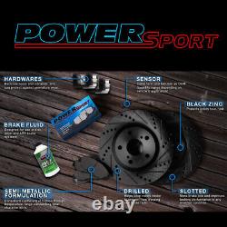 Rear Brake Rotors + HD Semi-Met Brake Pads, Hardware+Sensor BBC1.35168.54