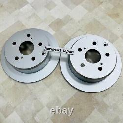 Rear Brake Rotors Pads Shoes Set For TOYOTA 92-98 MARK2 CHASER GX90 SX90 LX90