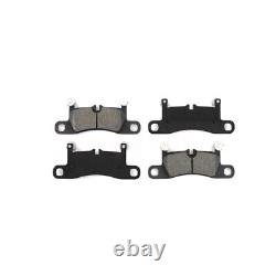 Rear Brake Rotors & Semi-Metallic Pad Kit For Porsche Cayenne Volkswagen Touareg