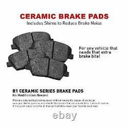 Rear Carbon Brake Rotors & Ceramic Pads For 2007-2021 LS460, LS500, LS600h