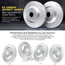 Rear Carbon Brake Rotors Drill SlotCeramic Pads Hardware For 2017-2021 Clarity