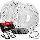 Rear Carbon Brake Rotors Drilled + Oep Pads, Hardware, And Sensor 1px. 31011.57
