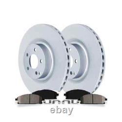 Rear Coated Rotors & Ceramic Brake Pads for 2013 Kia Optima BLKC-18563-BJ