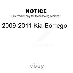 Rear Disc Brake Rotors And Ceramic Pads Kit For 2009-2011 Kia Borrego