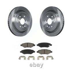 Rear Disc Brake Rotors And Ceramic Pads Kit For Cadillac SRX Saab 9-4X