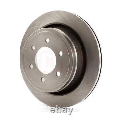 Rear Disc Brake Rotors And Ceramic Pads Kit For Ford F-150