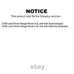 Rear Disc Brake Rotors And Semi-Metallic Pads Kit For Land Rover Range
