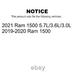 Rear Disc Brake Rotors Pair For Ram 1500