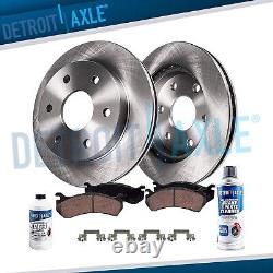 Rear Disc Rotors Ceramic Brake Pads for Chevy Silverado Sierra 1500 Tahoe Yukon