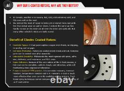 Rear Drill Brake Rotors Ceramic Pads Fit 02-06 Chevrolet Suburban 1500 4WD