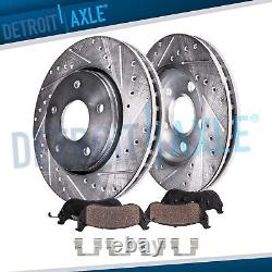 Rear Drilled Brake Rotors Brake Pads for Land Rover Discovery Range Rover Sport