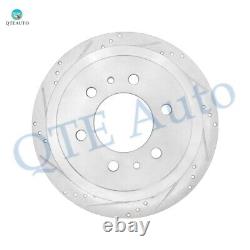 Rear Drilled Slotted Brake Disc Rotors For 2004-2010 Ford F-150