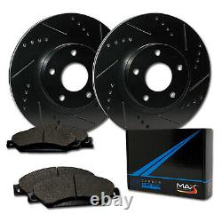 Rear Max Brakes Elite XDS Rotors with Carbon Metallic Pads TA083982