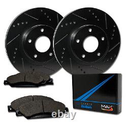 Rear Max Brakes Elite XDS Rotors with Carbon Metallic Pads TA118682