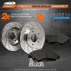Rear Max Brakes Premium XD Rotors with Carbon Metallic Pads TA019222