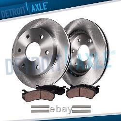 Rear Rotors + Brake Pads for 2005 2006 2007 2008 Ford F-150 Lincoln Mark LT 6Lug