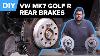 Volkswagen Mk7 Golf R Rear Brake Pad U0026 Rotor Replacement Diy 2015 2021 Vw Mk7 Golf R