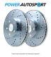 (rear) Power Performance Drilled Slotted Plated Brake Disc Rotors P34150.121