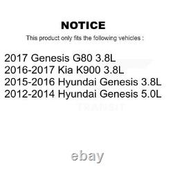 Disques de frein à disque avant arrière pour Hyundai Genesis G80 Kia K900