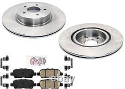 Disques de frein arrière et ensemble de plaquettes de frein pour Infiniti QX60 Nissan Pathfinder 22-23