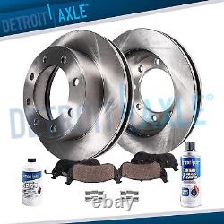 Disques de frein arrière + plaquettes de frein en céramique pour Dodge Ram 1500 2500 3500 8-Lug