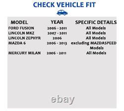 Disques de frein avant arrière et plaquettes adaptés pour Ford Fusion Mazda 6 Lincoln MKZ Freins