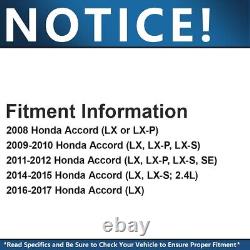Disques de frein avant et arrière de 282 mm et plaquettes de frein en céramique pour Honda Accord 2008-2017