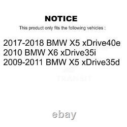 Disques de frein avant et arrière et kit de plaquettes de frein en céramique pour BMW X5 X6