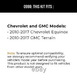 Disques de frein avant et arrière perforés + plaquettes pour Chevy Equinox GMC Terrain 2010-2017